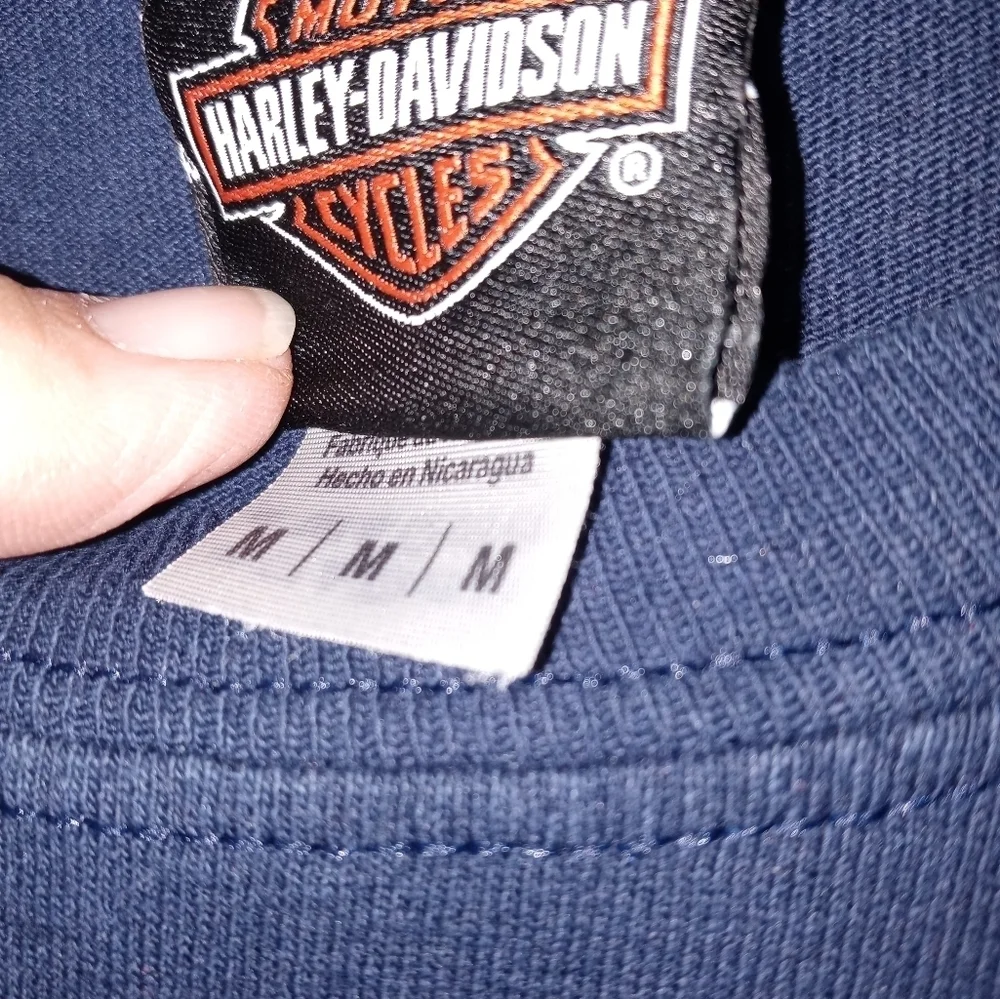Harley-davidson long sleeve DECLARE YOUR INDEPENDENCE T Shirt Double sided